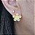 Brinco Flor C/ Zircônia Banhado a Ouro 18K - Imagem 3