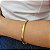Bracelete Tubo Liso Banhado a Ouro 18K - Imagem 2