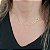 Colar Corrente Chocker Elos Oval Banhado a Ouro 18K - Imagem 2