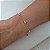 Pulseira Pérola Feijãozinho Banhado a Ouro 18K - Imagem 2