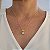 Colar Filha Cristal c/ Microzirconia Banhado a Ouro 18K - Imagem 6