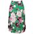 Saia Midi Plissada Feminina Estampa Floral Cintura Elástica - Imagem 5