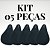 KIT 5 Lixeiras Para Carro Câmbio Neoprene 2mm PRETA - Imagem 1