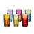 Jogo de Copos de Vidro Alto Marrakesh Coloridos - 06 Peças 330ML - Imagem 2
