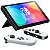 Console Portátil Nintendo Switch OLED Wi-Fi e Bluetooth 7.0" com 64GB - Cor Branco com Preto - Imagem 2