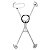 Suporte para iPhone 7 Plus MOX Stylus - Cor Prata - Imagem 1
