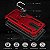 Caixa de Telefone à Prova de Choque de Armadura de Luxo para iPhone Samsung Huawei Honor Xiaomi Redmi Full Cover Carro Anel Magnético Para-choque Retroaúde Shell - Imagem 9