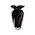 Vaso de Cristal Murano Jasmine Preto 12x22 cm - Imagem 1
