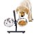 Pet Bowls com Tigelas de Stand Dog com Suprimentos de Alimentação de Aço Inoxidável Ajustável - Imagem 5