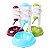 Pet Dispensador de água Automático 500ml Alimentador de Comida Tigela - Cor Verde - Imagem 5