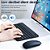 Teclado Bluetooth sem Fio Aieach com Mouse para Tablet iPad Huawei Samsung Xiaomi Smartphone Laptop - Cor Preto - Imagem 5