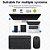 Teclado Bluetooth sem Fio Aieach com Mouse para Tablet iPad Huawei Samsung Xiaomi Smartphone Laptop - Cor Preto - Imagem 4
