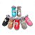 Pet com 04 Peças Sapatos de Cachorro de Estimação de Inverno Anti-Deslizamento Impermeável para Raça Pequena Aconchegante em Couro - Tamanho Único - Imagem 2