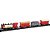 Brinquedo Infantil Trem Set Clássico à Pilhas com Som - Cor Vermelho - Imagem 2