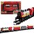 Brinquedo Infantil Trem Set Clássico à Pilhas com Som - Cor Vermelho - Imagem 1