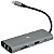 Hub USB H-901 com 3 Portas USB HDMI e Slot para Micro SD Cinza MTEK - Imagem 1