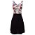 Vestido Godê Feminino Regata Floral Acinturado - Imagem 1