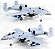 Avião em Miniatura de Metal  F-4 Fantasma Pirata Bandeira Esquadrão Transportador Independente Capitão Unido F4c Lutador - Imagem 4