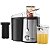 Extrator de Suco Mondial Turbo Juicer Premium CF-06 400 Watts 220V ~ 50 / 60 Hz - Cor Prata com Preto - Imagem 1
