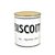 Porta Mantimento em Lata Biscoito 16 cm - Cor Branco - Imagem 1