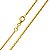 Corrente de Ouro Amarelo 18k Rabo de Rato 45cm/0.16mm - 0.49g - Imagem 1