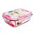 Pote de Vidro Hermético Euro 1040 ml - Cor Vermelho - Imagem 1