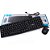 Teclado + Mouse Ergonômico USB 2.0/1.1 com Fio Lehmox - Cor Preto - Imagem 1