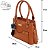 Bolsa Feminina Pequena Executiva Tachas com Pompom - Imagem 7