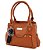Bolsa Feminina Pequena Executiva Tachas com Pompom - Imagem 1