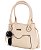 Bolsa Feminina Pequena Executiva Tachas com Pompom AREIA - Imagem 1
