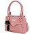 Bolsa Feminina Pequena Executiva Tachas com Pompom ROSA - Imagem 1