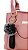 Bolsa Feminina Pequena Executiva Tachas com Pompom ROSA - Imagem 2