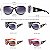 Óculos de Sol de Luxo Feminino PARZIN Vintage Female Ladies Shades Preto UV 400 FEMININO - Imagem 5