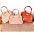 Bolsa Feminina Luxo Estruturada Verniz Tressê com Alto Relevo - Imagem 9
