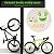 Porta-bicicletas para Parede Portátil Vertical Porta-chaves Capacete - Imagem 2