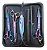 Kit Beleza com 03 Tesouras Furta Cor Fio Laser Fio Navalha Desfiadeira + Navalha + Estojo - Imagem 1