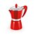 Cafeteira Italiana de Alumínio 630ml para 09 xícaras de 70ml Vermelha ETILUX - Imagem 1