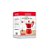Cafeteira Italiana de Alumínio 630ml para 09 xícaras de 70ml Vermelha ETILUX - Imagem 3