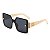 Óculos de Sol Luxury Brand Fashion Moda Retrô Quadrado UV400 FEMININO - Imagem 5