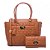 Bolsa Feminina Kit MODACC Caramelo Bolsa Grande + Bolsa Carteira - Imagem 1