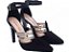 Sapato Scarpin TORRICELLA Preto Nobuck Speechio Ouro Light - Imagem 3