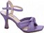Sandália Feminina Salto 7,5cm Nó Roxo TORRICELLA - Imagem 3