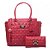 Bolsa Feminina Kit MODACC Vermelho Bolsa Grande + Bolsa Carteira - Imagem 1