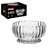 Centro de Mesa de Cristal Genova 22 cm - Imagem 1