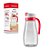 Jarra de Vidro Paládio 900ml Vermelho ETILUX - Imagem 2