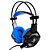 Fone de Ouvido Headset Gamer 2 x P2 + Usb com Led - Cor Azul - Imagem 2