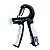 Fitness Extensor de Pulso Gripper Ajustável Exercício - Cor Preto com Branco - Imagem 3