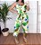 Macacão Pantalona Tropical FLORAL Alcinha Bojo Amarração - Imagem 1