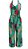 Macacão Pantalona Tropical FLORAL FOLHAGEM Alcinha Bojo Amarração - Imagem 4