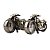 Motocicleta Decorativa Moto Padrão com Alarme Relógio - Imagem 4